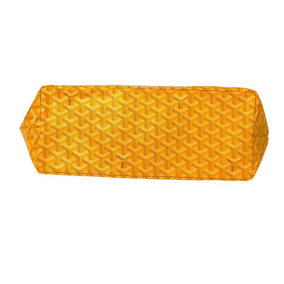 Goyard Yellow Goyardine Canvas Saint Louis PM Tote Handbag - Picture 6 of 16
